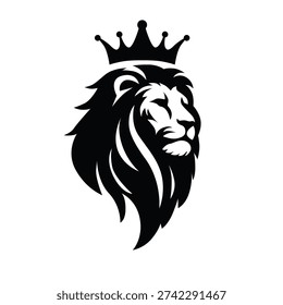 Royal Lion with Crown Logo