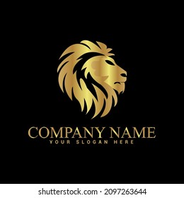 Royal Lion Crown Logo Template Elegant Stock Vector (Royalty Free ...