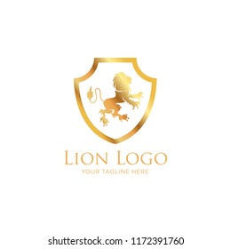 Royal Lion King logo design. Lion Crests logo. King royal symbol, Men Fashion brand identity.