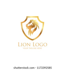 Royal Lion King logo design. Lion Crests logo. King royal symbol, Men Fashion brand identity.
