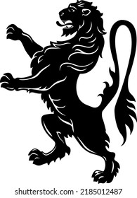 Royal Lion Vector Illustration Vector Resizable Stock Vector (Royalty ...