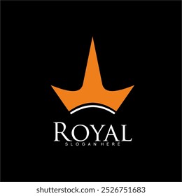 Royal logo design with a sailboat concept.
