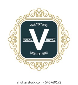 Royal logo design template