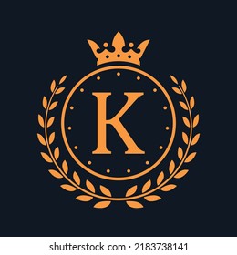 Royal Logo Emblem Isolated On Rich Stock Vector (Royalty Free