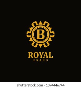 Royal logo letter B, design inspiration vector template for any purpose logo