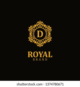 Royal logo letter D, design inspiration vector template for any purpose logo