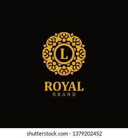 Royal logo letter L, design inspiration vector template for any purpose logo