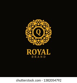 Royal logo letter Q, design inspiration vector template for any purpose logo