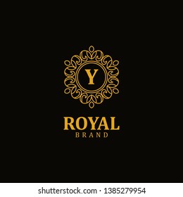 Royal logo letter Y, design inspiration vector template for any purpose logo