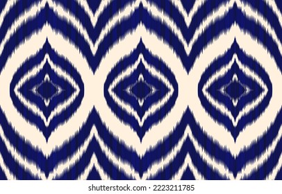 Royal luxurious ancient Ikat patterns. Geometric ethnic tribal vintage retro style. Fabric textile ikat seamless pattern. Indian African Asian navajo Aztec ikat print vector abstract background.