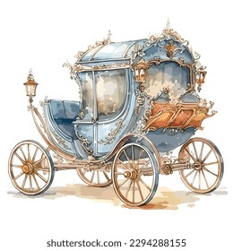 Royal luxury classic vintage princess carriage car