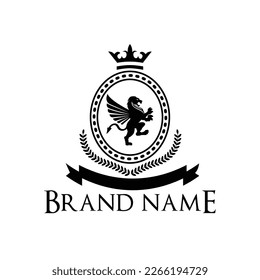 Royal Luxury Griffin Heealdic Logo