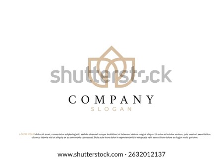 royal luxury hotel template logo