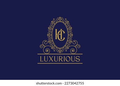 königliches luxuriöses Logo-Design, königliches Logo der Prinzen