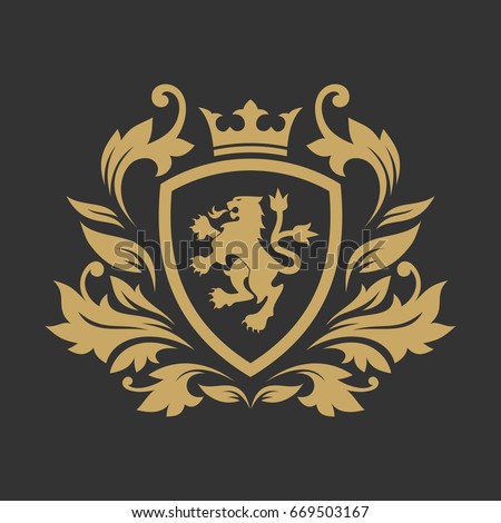 Royal luxury logo design template