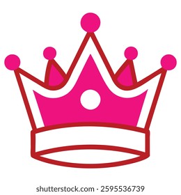 "Royal Majesty: Elegant King's Crown Vector Design"