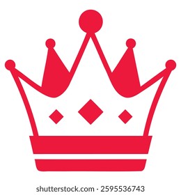 "Royal Majesty: Elegant King's Crown Vector Design"