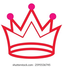 "Royal Majesty: Elegant King's Crown Vector Design"