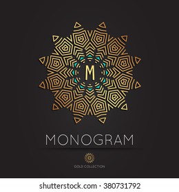 Royal modern monogram, logo vector template. Hotel logo. Kings symbol