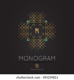 Royal modern monogram, logo vector template. Hotel logo. Kings symbol