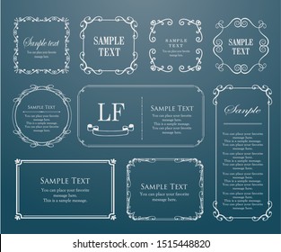 Royal monogram frame. Hand drawn crown emblem, vintage doodle sketch sign and elegant monograms. Decorative antique boutique signage border or floral ornament gold logo. Isolated vector symbols set