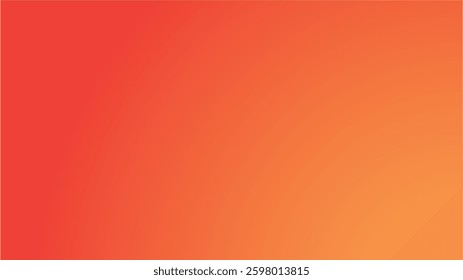 Royal orange smooth gradient background for backdrop or presentation