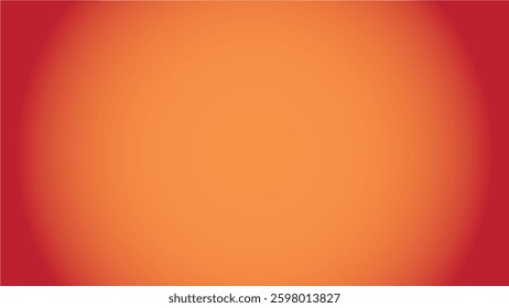 Royal orange smooth gradient background for backdrop or presentation