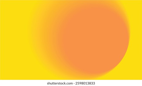 Royal orange smooth gradient background for backdrop or presentation
