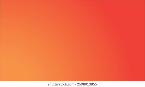 Royal orange smooth gradient background for backdrop or presentation