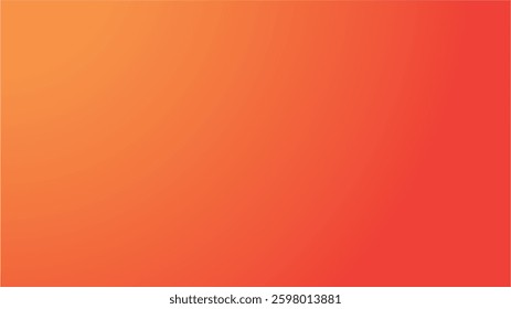 Royal orange smooth gradient background for backdrop or presentation