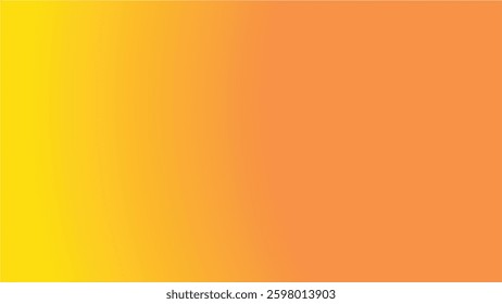 Royal orange smooth gradient background for backdrop or presentation
