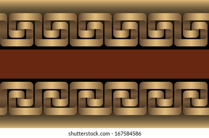Royal ornamental border, vector illustration for your design, eps10, 3 layers.