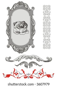 Royal ornaments vector