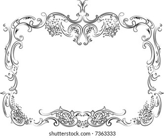 Royal Ornate Calligraphy Frame