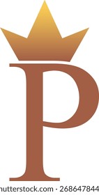 Royal P Logo mit Krone