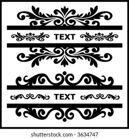 ROYAL PAGE RULES VOL. ORNAMENT VECTOR GOLD 04