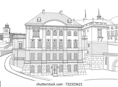 The Royal Palace of the 18th century. 