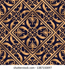 Royal pattern seamless vector. Islamic tile luxury background. Premium design for beauty spa, wedding party, yoga wallpaper, gift packaging, wrapping paper texture, backdrop.