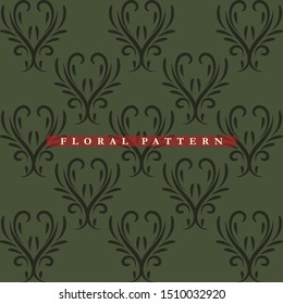 Royal pattern wallpaper illustration, oriental pattern