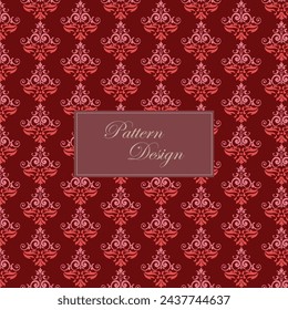 royal pattern, wine red wallpaper, design pattern, decorative wallpaper, elegant pattern, 