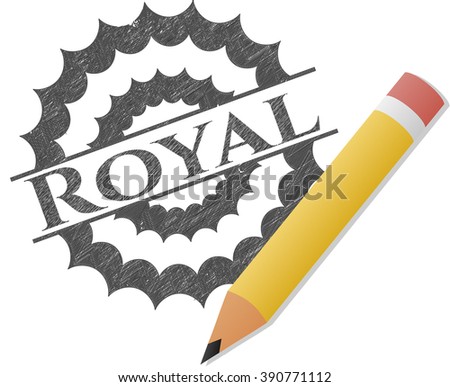 Royal penciled