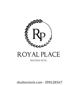 Royal Place Hotel Logo Template