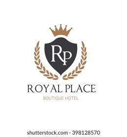 Royal Place Hotel Logo Template