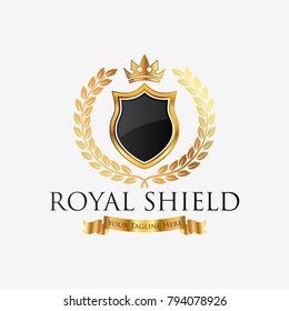 Royal professional crest logo or classic logo template suitable for any kind of business. All image in vector format.