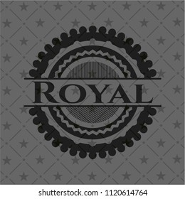 Royal realistic dark emblem