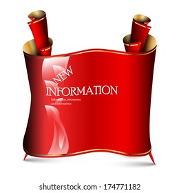 Royal red banner