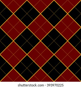 Royal Red Black Diamond Background Vector Illustration