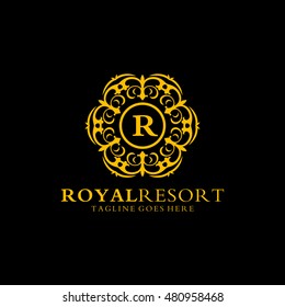 Royal Resort Logo 02 available in vector/illustration
