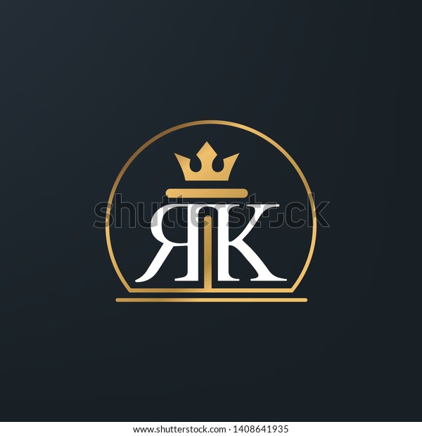 royal rk monogram logo design vector stock vector royalty free 1408641935 https www shutterstock com image vector royal rk monogram logo design vector 1408641935