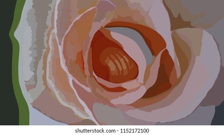 Royal rose. Flower pattern